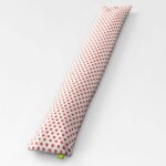 Zugluftstopper "Pünktchen" weiss/rot | Fünf vor Zehn