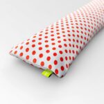 Zugluftstopper "Pünktchen" weiss/rot | Fünf vor Zehn