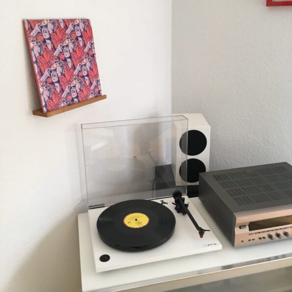 Vinyl Wandhalter - Fünf vor Zehn