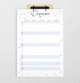 Familienkalender DIN-A3 Flux Version 2025