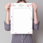 Familienkalender-Nachfüllpack DIN-A3 Flux