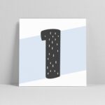 Lettercard "1" – Bild 2