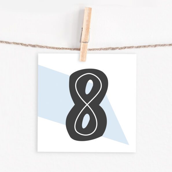 Lettercard "8" – Bild 1