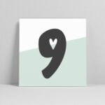 Lettercard "9" – Bild 2