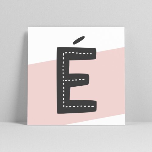 Lettercards E Akzent Detail