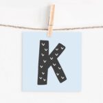 Lettercard "K"