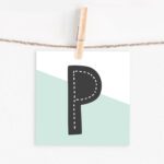 Lettercard "P"