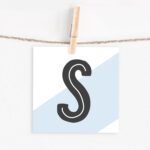 Lettercard "S"