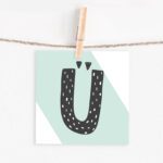 Lettercard "Ü"