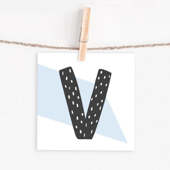 Lettercard "V" – Bild 1