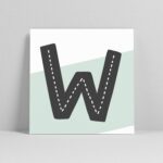 Lettercard "W" – Bild 2
