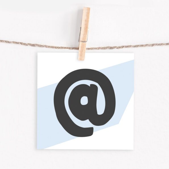 Lettercard "@" – Bild 1