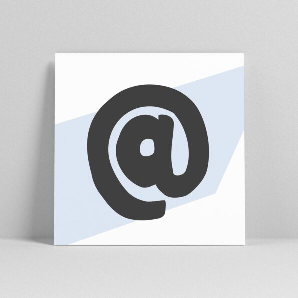 Lettercard "@" – Bild 2