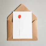 Postkarte Happy Birthday Luftballon