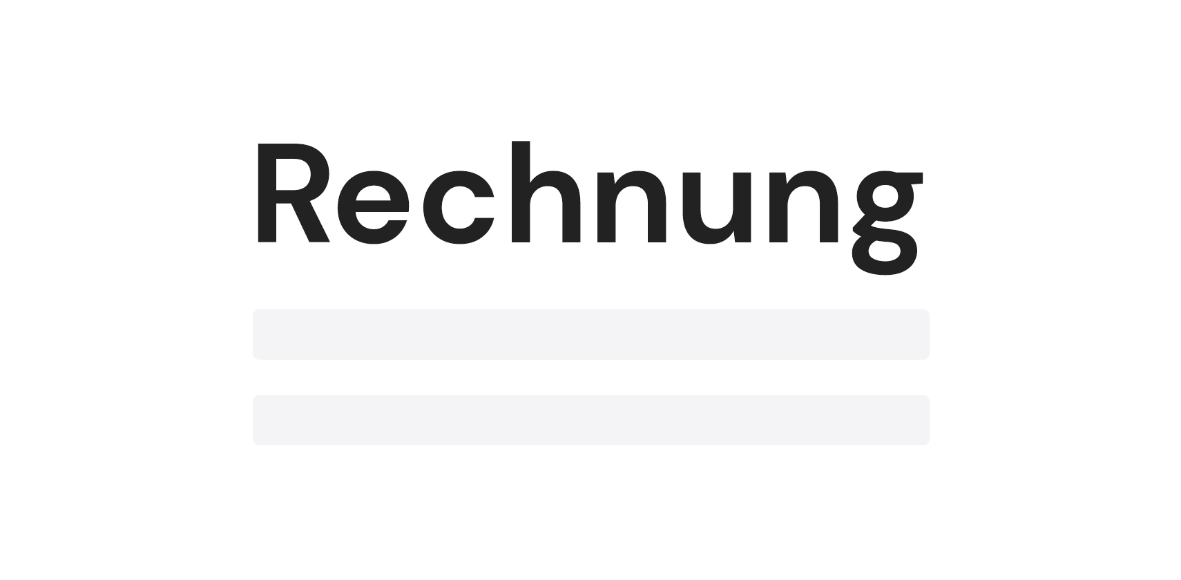 Rechnung