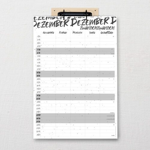 DIN-A3 Kalender Bold