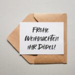 Designkarte Kollektion 2023 Frohe Weihnachten ihr Dödel