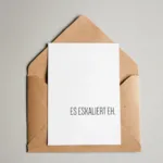 Postkarte - Es eskaliert eh.