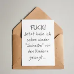 Postkarte - FUCK schon wieder
