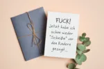 Postkarte - FUCK schon wieder