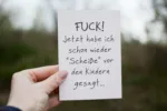 Postkarte - FUCK schon wieder