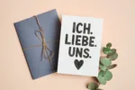 Postkarte - Ich. Liebe. Uns.