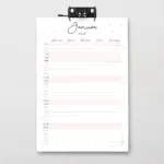 DIN-A3 Familienkalender SnapLine "Flux"