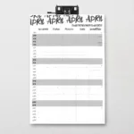 DIN-A3 SnapLine Kalender Bold