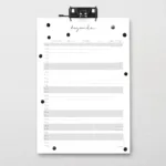 DIN-A3 SnapLine Familienkalender "mono"