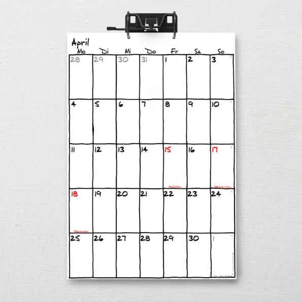 SnapLine Kalender DIN-A3 "Sketch" [1zu1]